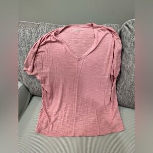 Women's Time and Tru Pink V-Neck Top